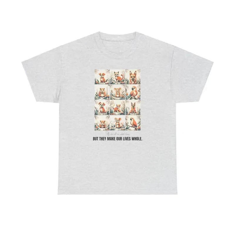 Vibrant Unisex Heavy Cotton Tee they Make us Whole