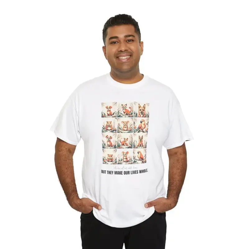 Vibrant Unisex Heavy Cotton Tee they Make us Whole