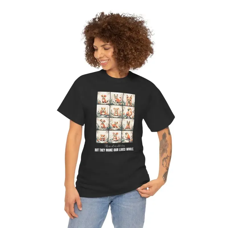 Vibrant Unisex Heavy Cotton Tee they Make us Whole
