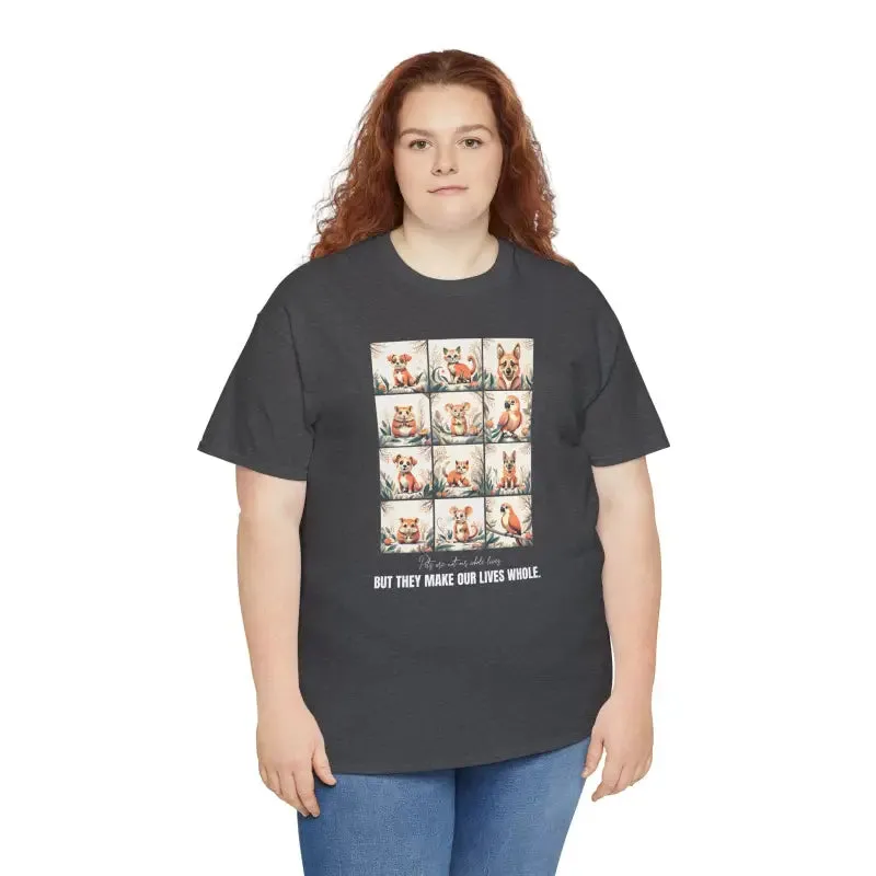 Vibrant Unisex Heavy Cotton Tee they Make us Whole