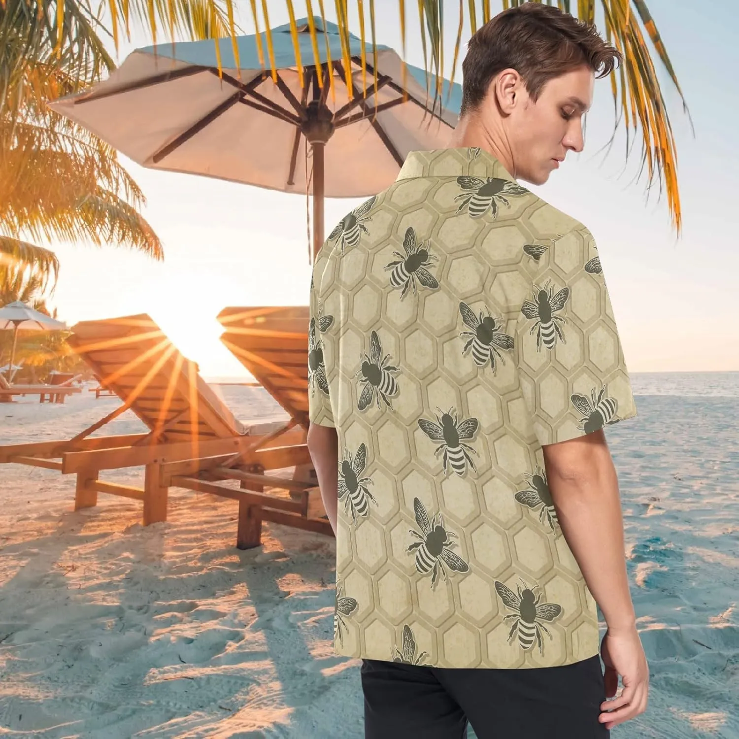 visesunny Hawaiian Shirts for Men Short Sleeve Aloha Beach Shirt Floral Summer Casual Button Down Shirts