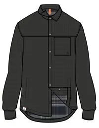 Way Flannel Lined Shirt - Black