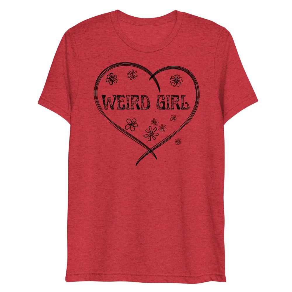 Weird girl print unisex t-shirts