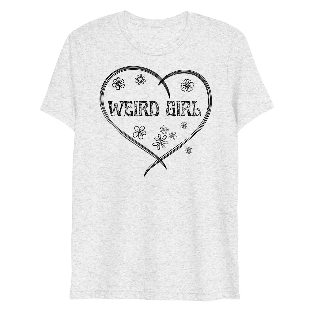 Weird girl print unisex t-shirts