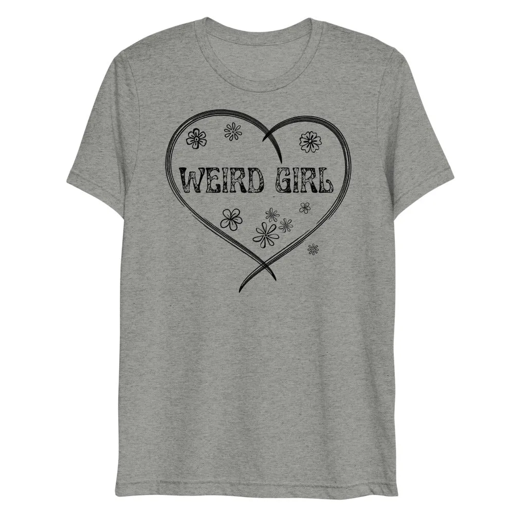 Weird girl print unisex t-shirts