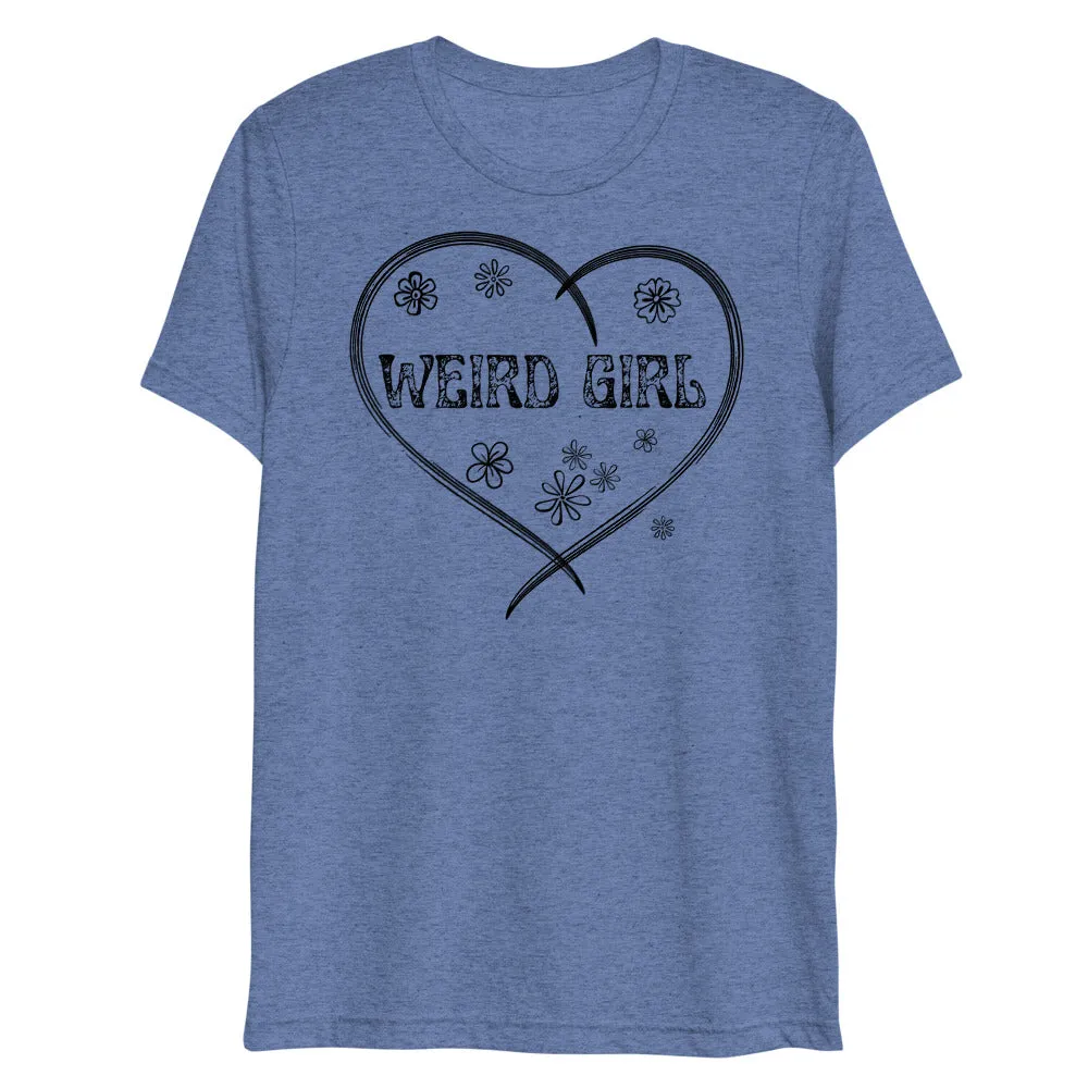 Weird girl print unisex t-shirts