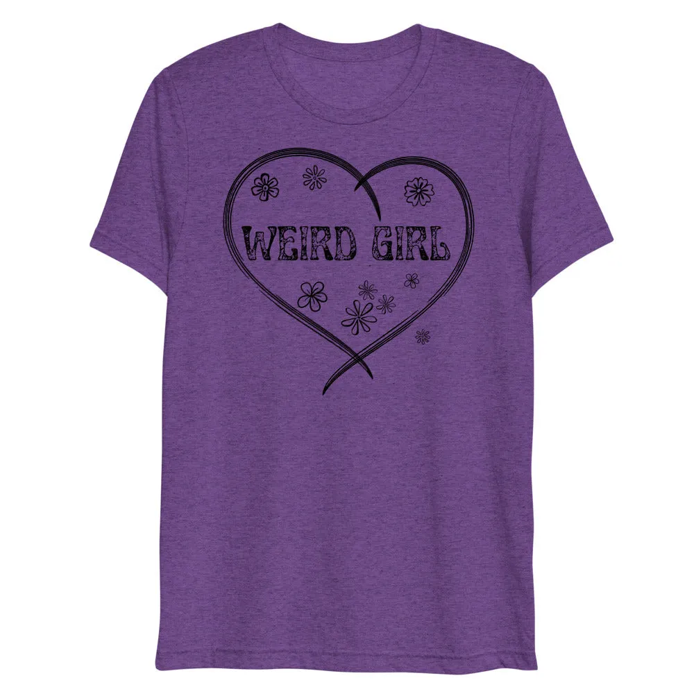 Weird girl print unisex t-shirts