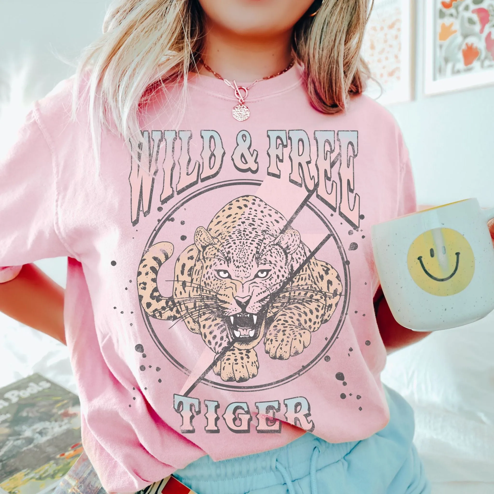 Wild & Free Comfort Colors Graphic T-shirt