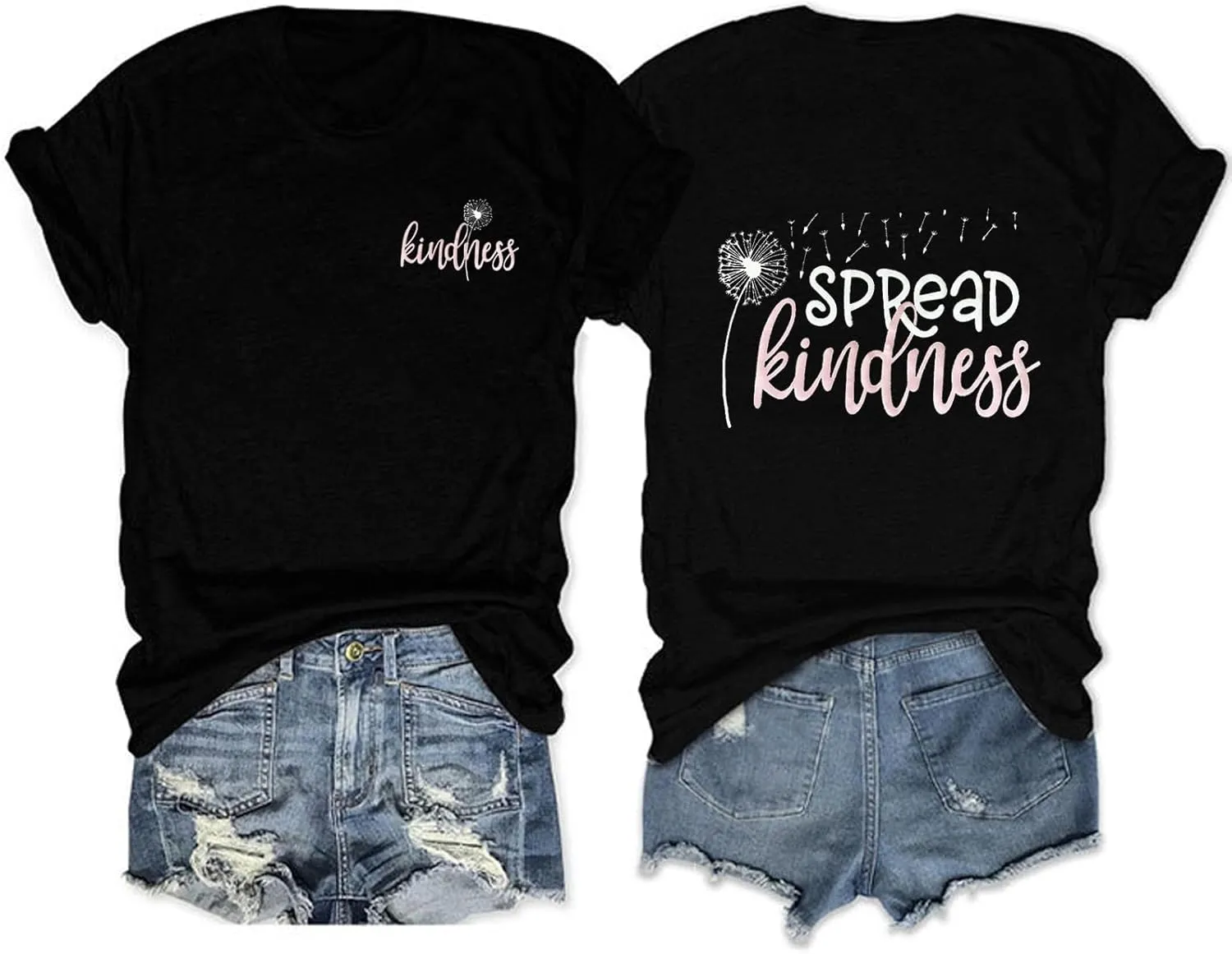 Women Graphic T-Shirts Casual Short Sleeve Tee Tops(Available in Plus Size)