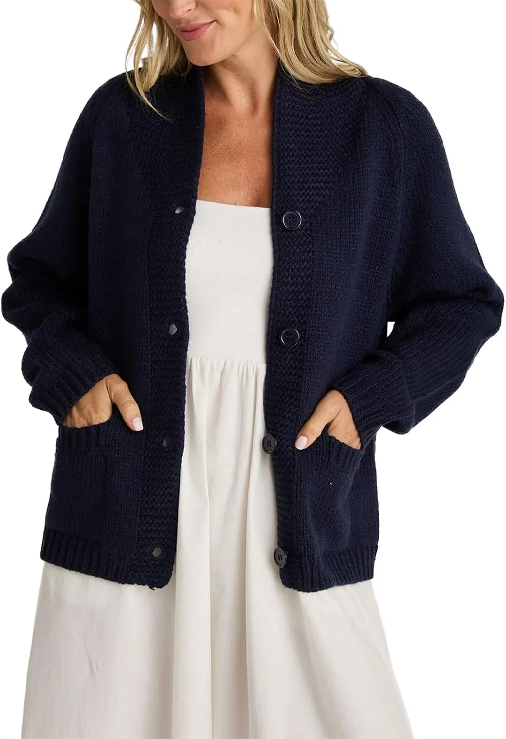 Women Lobster Cardigan Sweater Y2k Long Sleeve Button Down Chunky Knit Top Shirt Fall Winter Jacket Coats