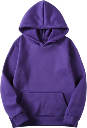 Womens Crewneck Oversized Sweatshirt Drawstring 2024 Fall Warm Cropped Solid Hoodies Loose Long Sleeve Pullover Tops