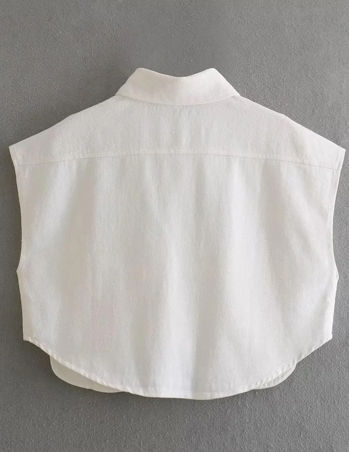Women's Denim Cropped Jacket Summer Button Down Vest Sleeveless Going Out Tops
