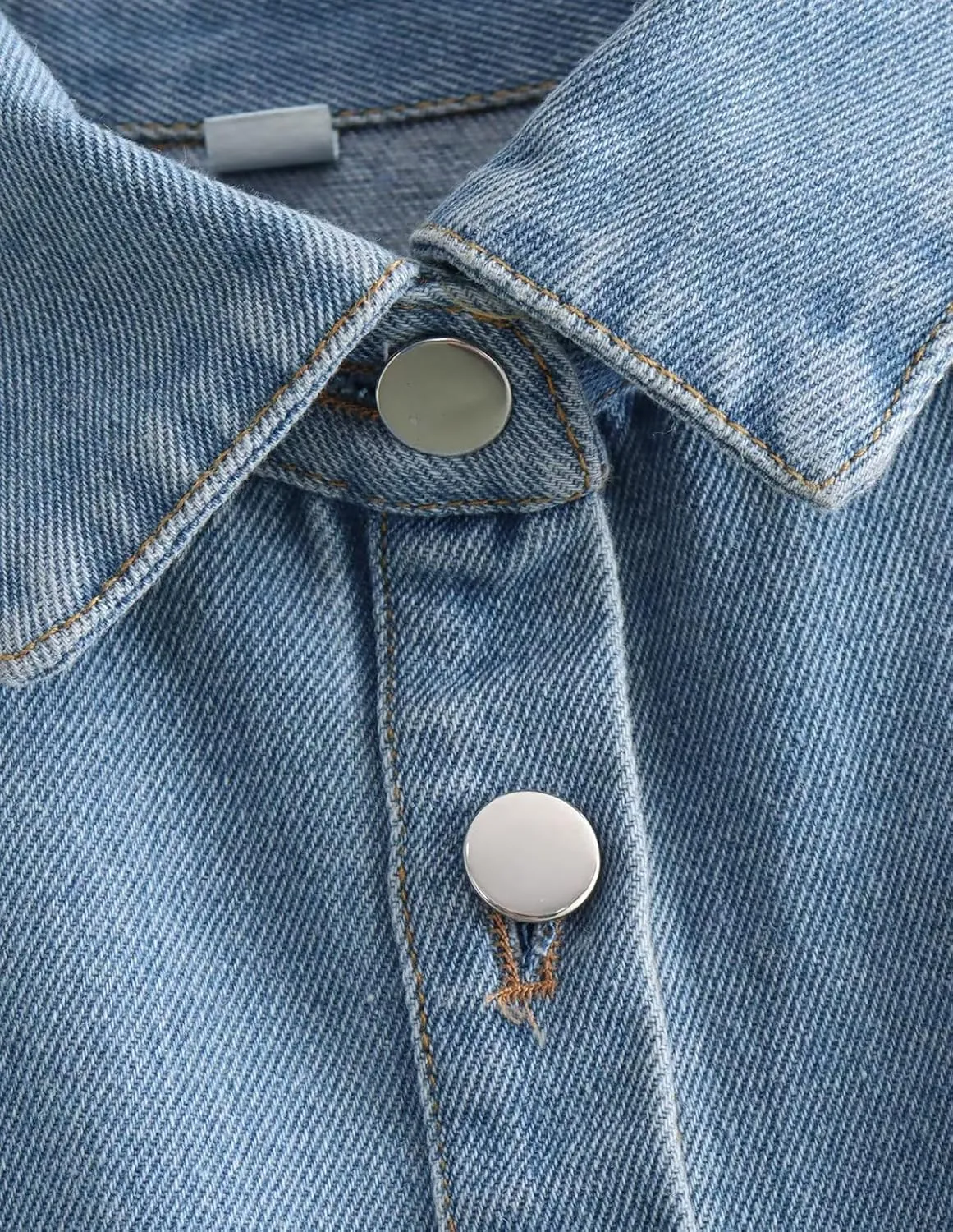 Women's Denim Cropped Jacket Summer Button Down Vest Sleeveless Going Out Tops