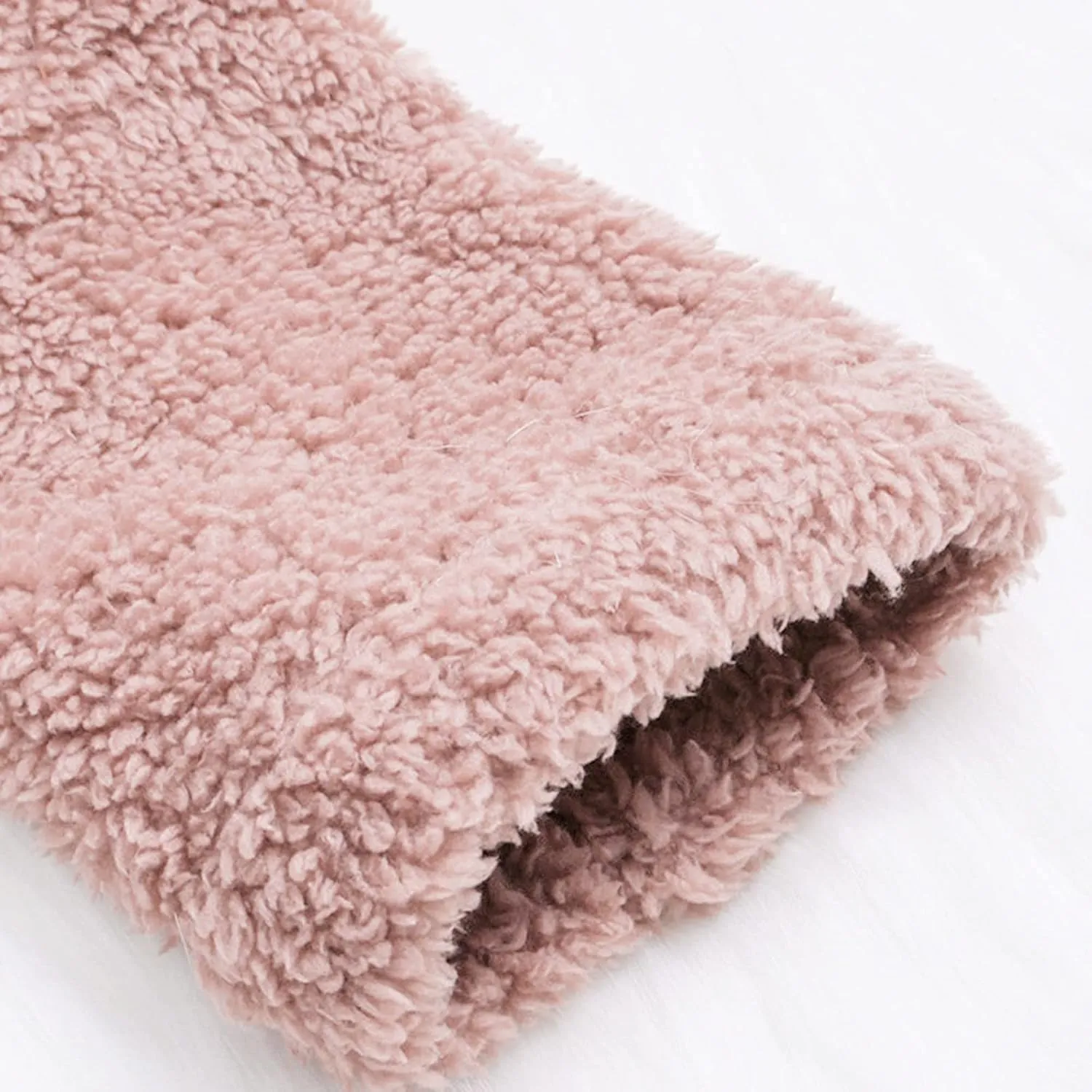 Women's Fuzzy Fleece Pullover Hoodie with Cat Ear Sherpa Oversized Hooded Sweatshirts Cute Pocket Winter Warm Coats