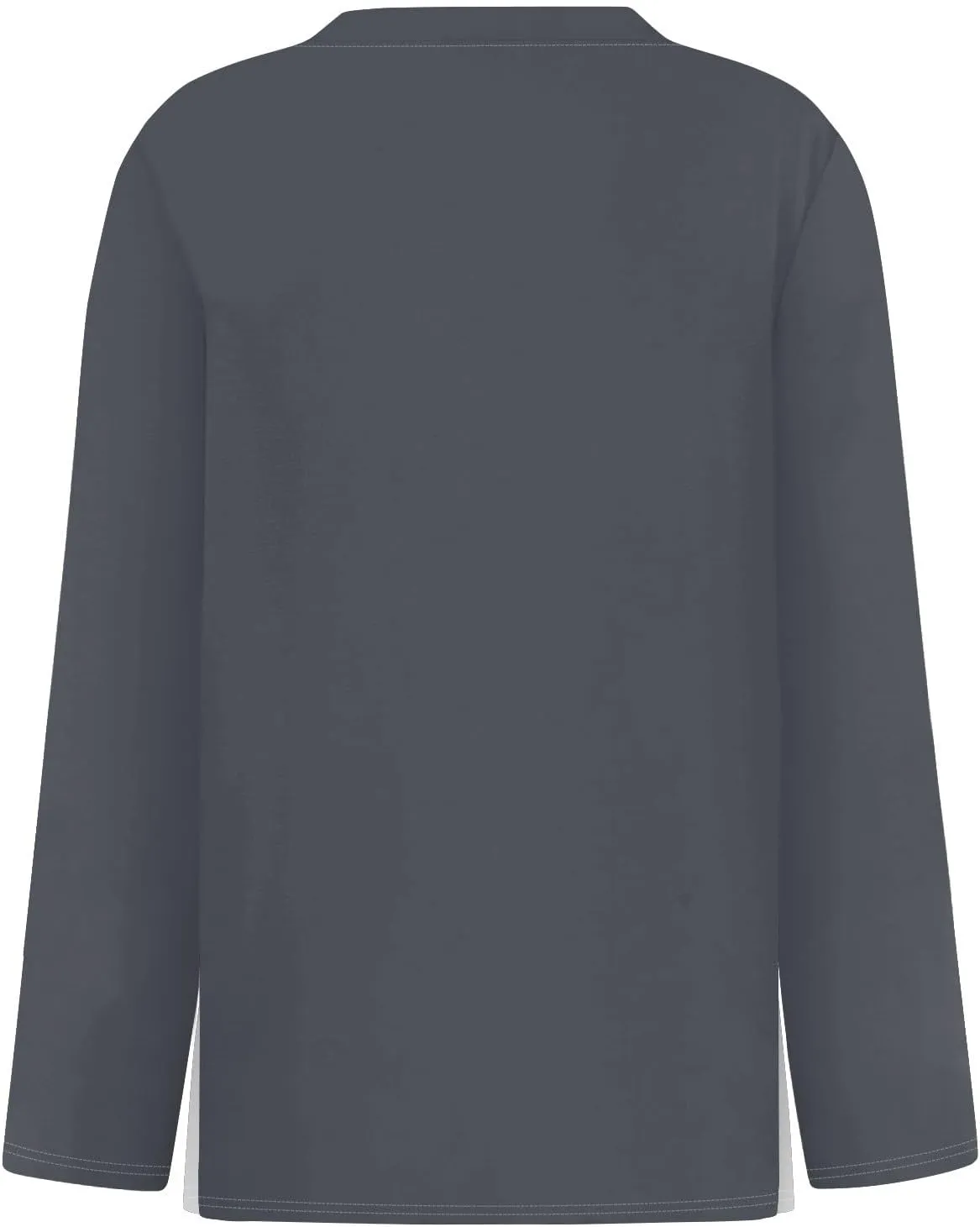 Women's Long Sleeve Tops 2024 Fall Dressy Casual Blouses Crewneck Oversized Tunic Shirts Striped