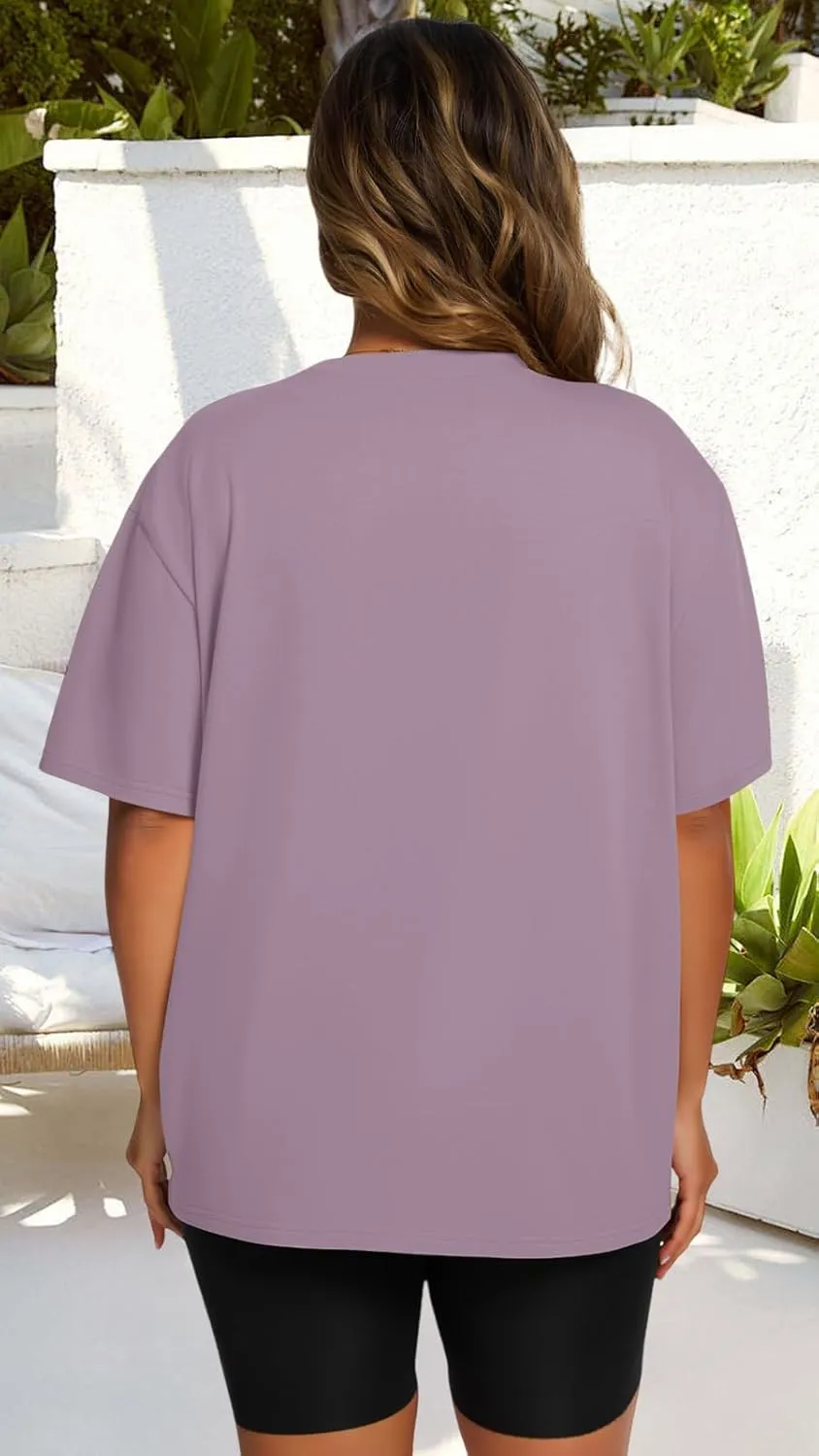 Womens Oversized T Shirts Loose Fit Graphic Tees Summer Casual Short Sleeve Tops
