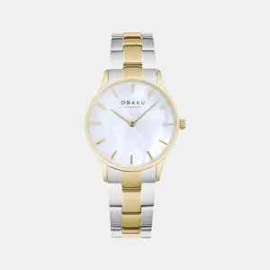 Women's White Analog Stainless Steel Watch V247LXGWSF