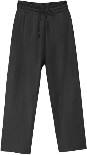 Women's Wide Leg Palazzo Harem Pants Fall Casual Loose Pockets Solid Elastic Waist Baggy Travel Pants 2024