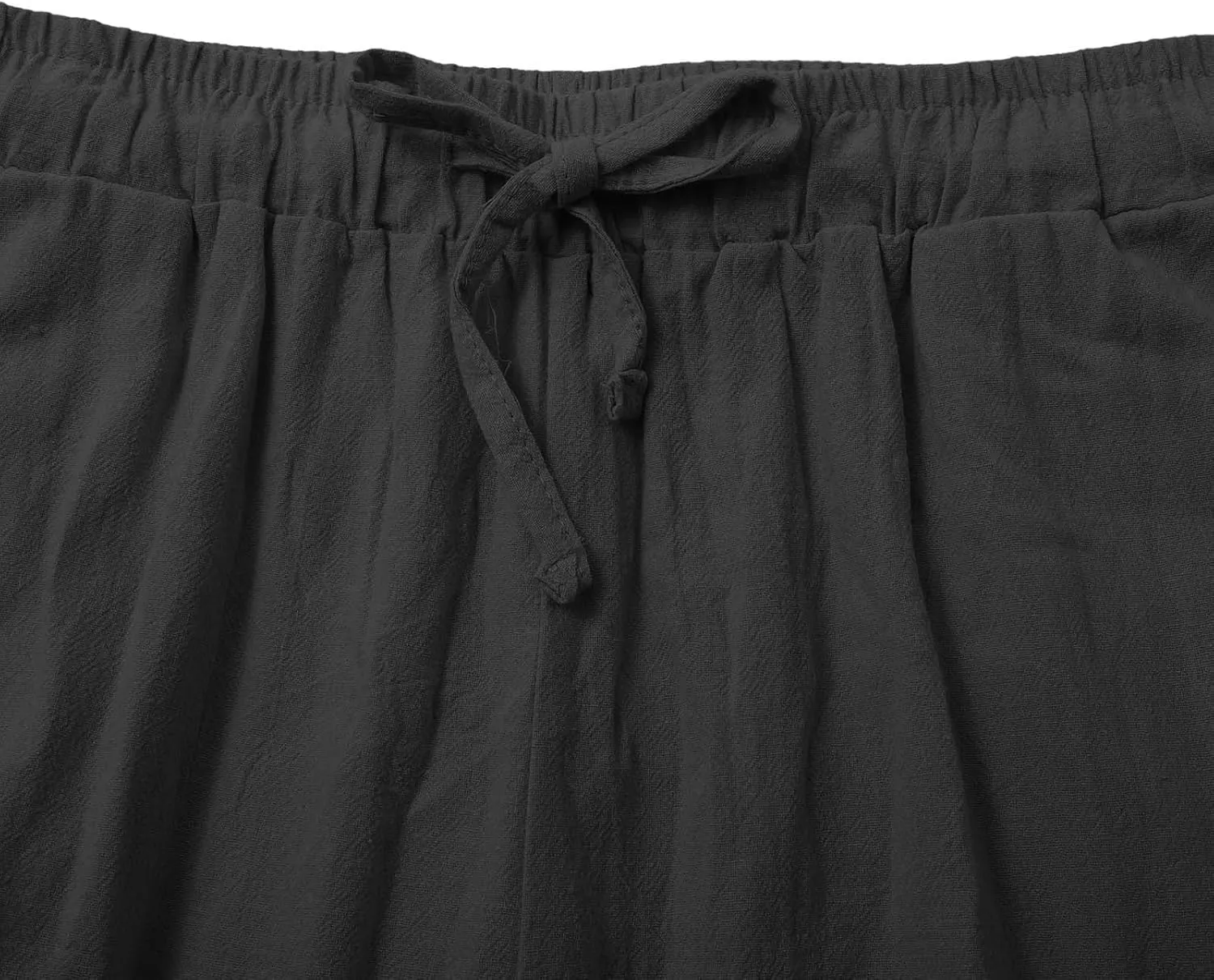 Women's Wide Leg Palazzo Harem Pants Fall Casual Loose Pockets Solid Elastic Waist Baggy Travel Pants 2024