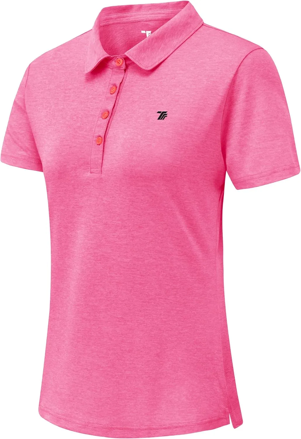 YSENTO Women Golf Shirts Clothes Dry Fit Short Sleeve Moisture Wicking Collared Polo Shirts Tops Apparel