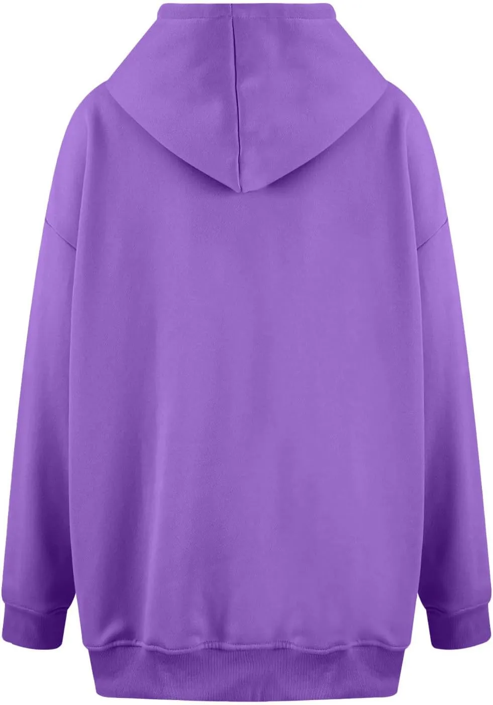 ZDRZK Plus Size Hoodies for Women Long Sleeve Shoulder Drop Sweatshirts Fall Winter Casual Fleece Loose Fit Tops Outfits